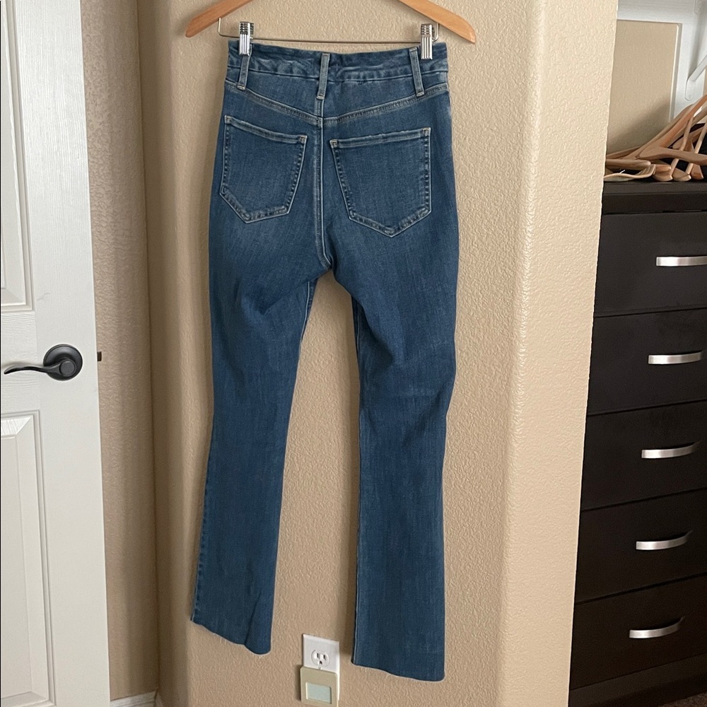 Express Cropped Flare High Rise Women’s Jeans Size S (Long) - Picture 2 of 9